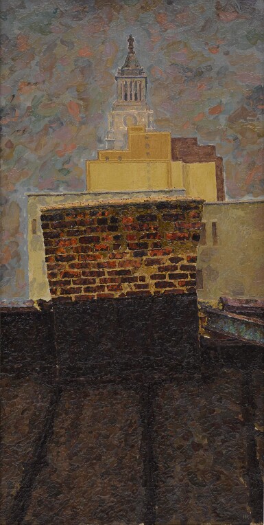 View full screen - View 1 of Lot 105. Chimney and Skyscraper.