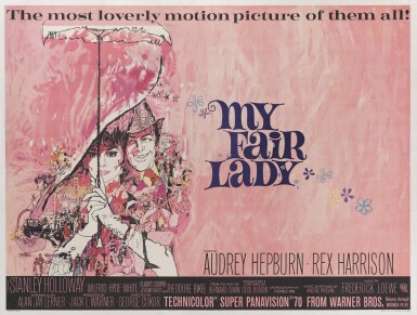 View full screen - View 1 of Lot 67. My Fair Lady (1964) poster, British.