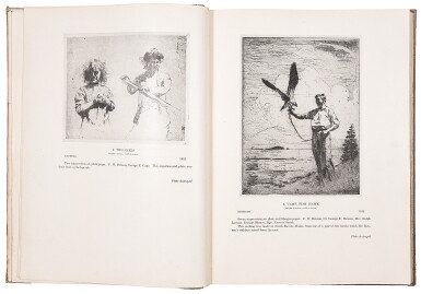View full screen - View 1 of Lot 14. Benson, Frank W., and Adam E. M. Paff. One of 275 numbered copies, with the signed frontispiece etching by Benson.