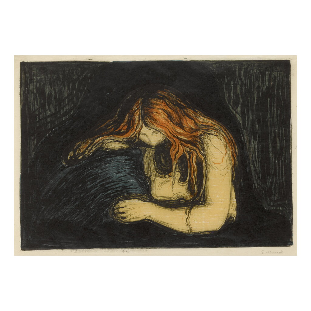 View full screen - View 1 of Lot 13. EDVARD MUNCH | VAMPIRE II (SCH. 34; W. 41).