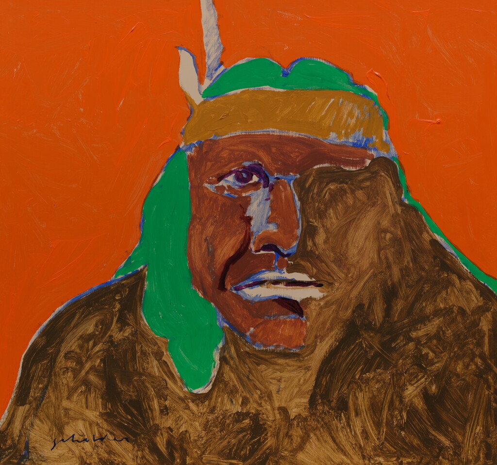View full screen - View 1 of Lot 276. One Eyed Indian.