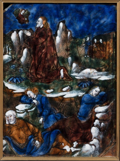 View full screen - View 1 of Lot 124. Christ on the Mount of Olives.