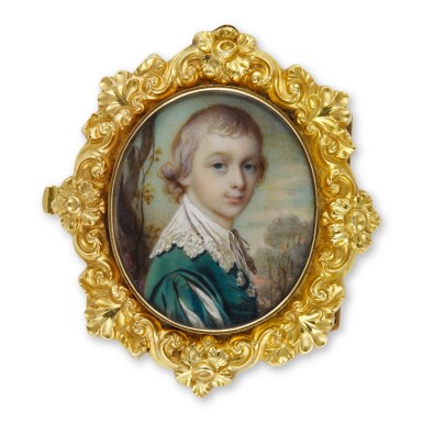 View full screen - View 1 of Lot 465. Portrait of a boy, traditionally identified as a member of the Courtenay family, circa 1770.