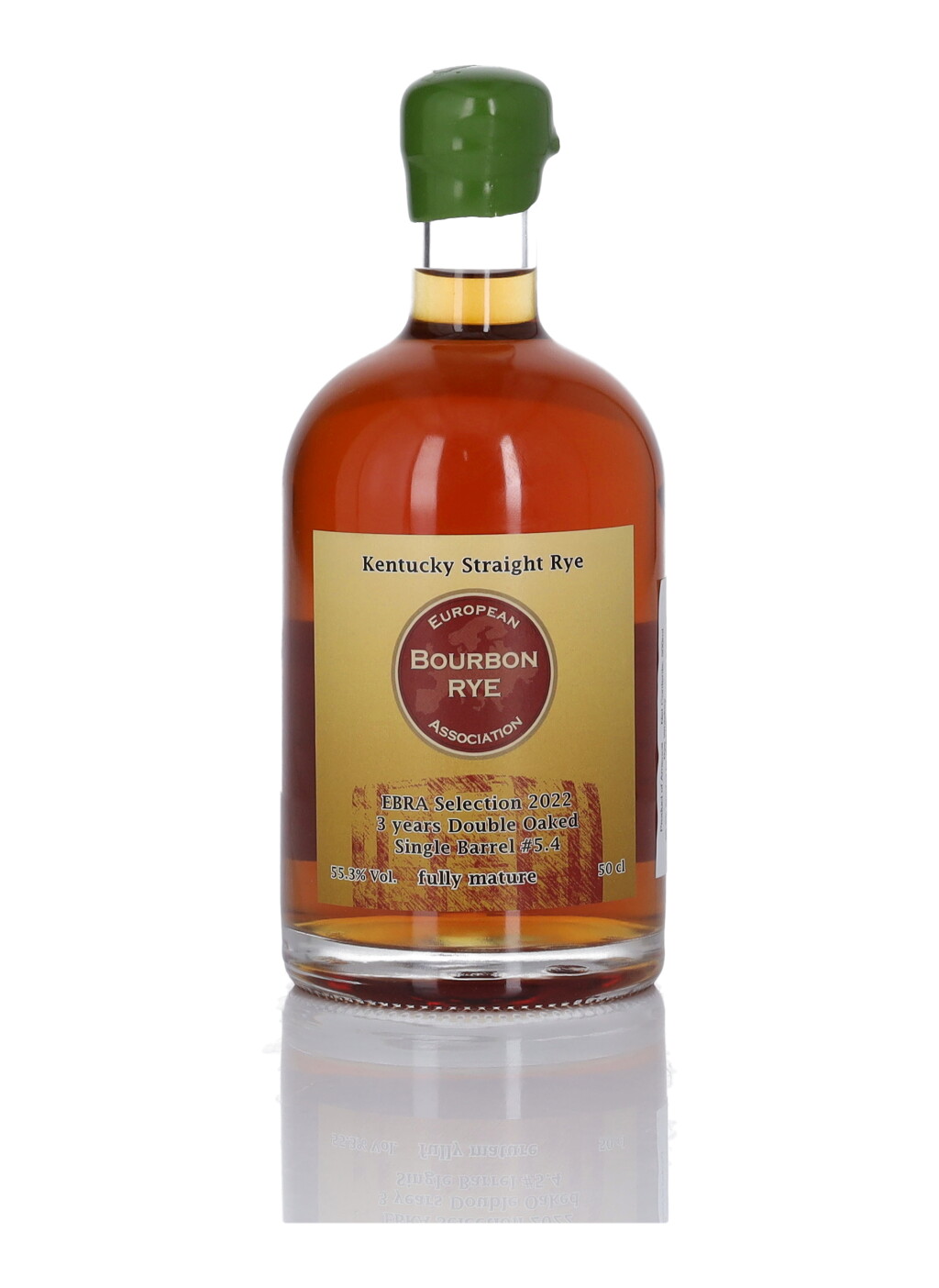 View full screen - View 1 of Lot 152. EBRA Selection #5.4 Straight Rye 110.6 Proof NV (1 BT 50cl).