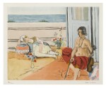ODALISQUE SUR LA TERRASSE (AFTER HENRI MATISSE) (D. I)