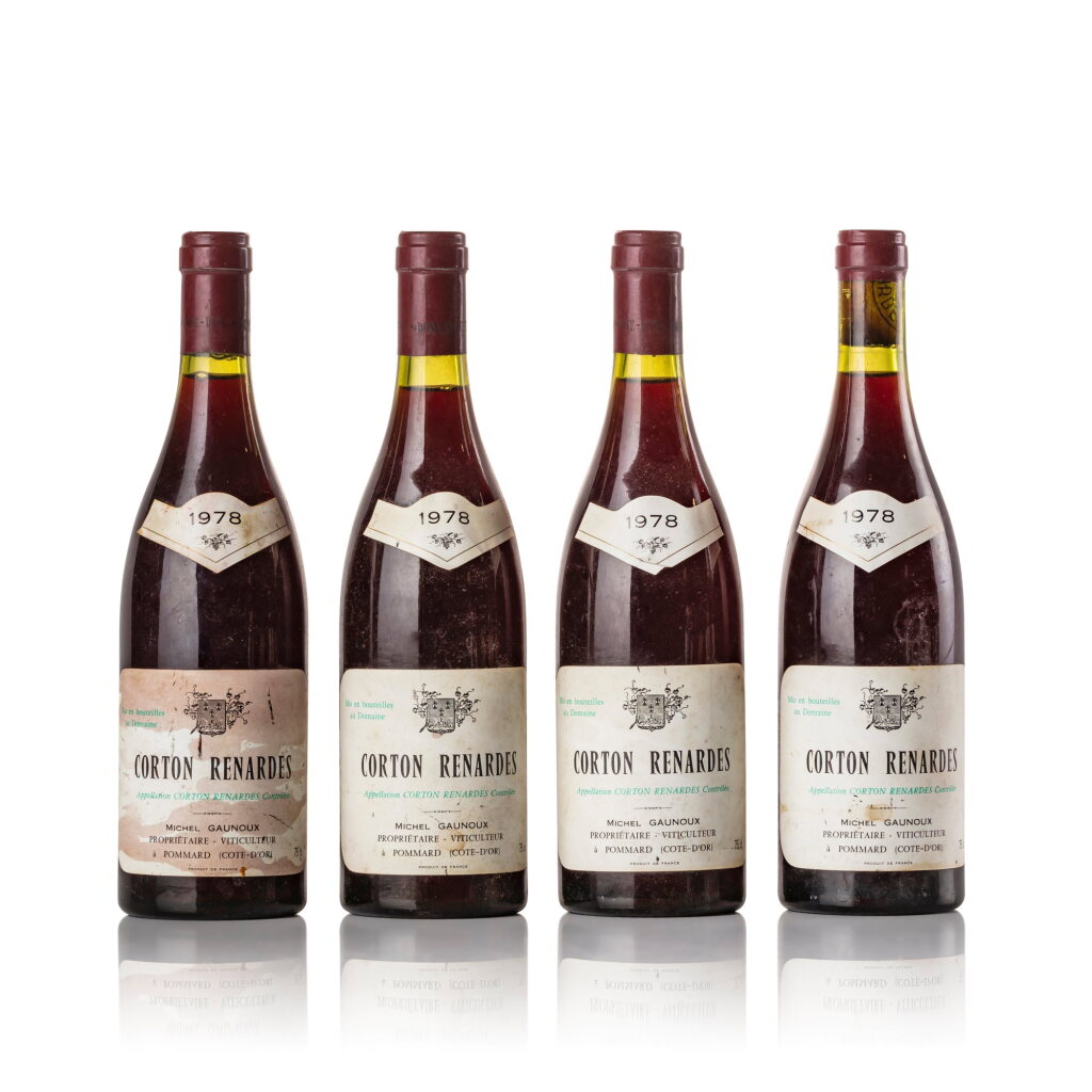 View full screen - View 1 of Lot 80. Corton-Renardes 1978 Michel Gaunoux (4 BT).