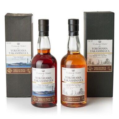View full screen - View 1 of Lot 6367. 秩父 Ichiro's Malt Chichibu Cask #5072 & #3291 Takashimaya Buyers Selection Mixed Lot (2 BT70).