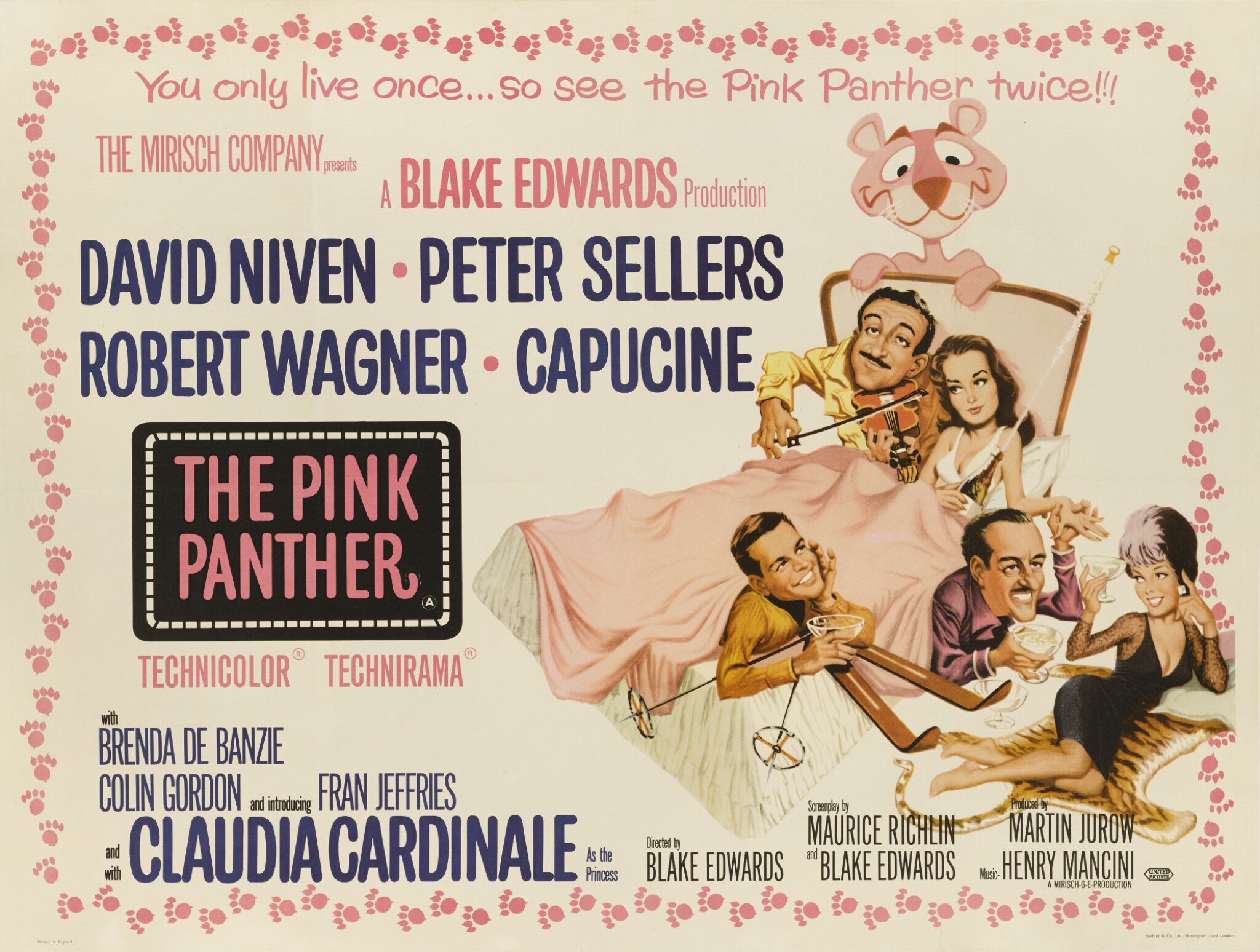 The Pink Panther 1963 Poster British Original Film Posters Online Collectibles Sotheby S The Pink Panther 1963 Poster British Original Film Posters Online Collectibles Sotheby S