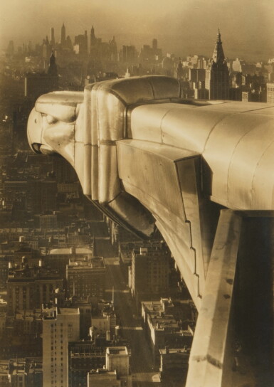 View full screen - View 1 of Lot 6. 'Portrait of Bill' (Gargoyle, Chrysler Building).