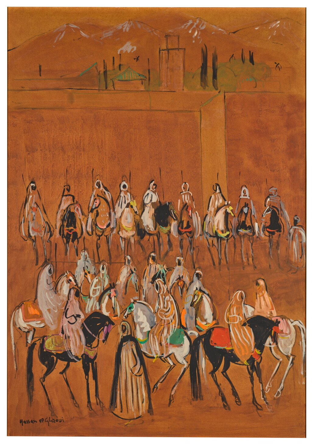 View full screen - View 1 of Lot 61. Untitled (Riders).