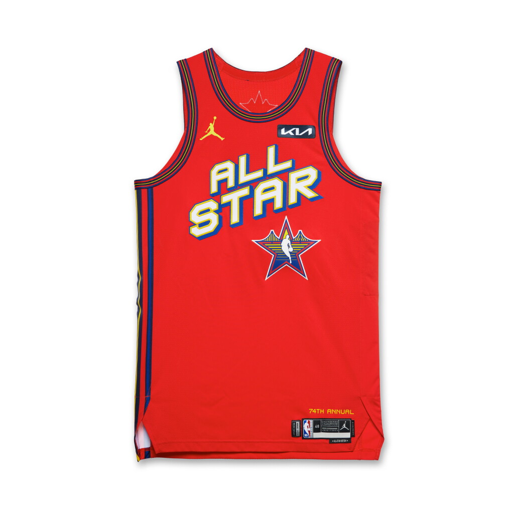 View full screen - View 1 of Lot 6. Shai Gilgeous-Alexander Game Worn ‘NBA All-Star Game’ Jersey.