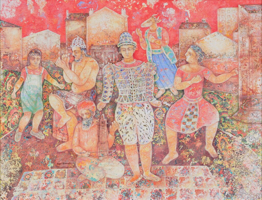 View full screen - View 1 of Lot 10. Village Festival Under the Red Sun.