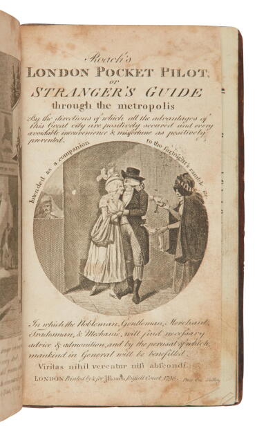 View full screen - View 1 of Lot 421. (London Guidebooks) | Guidebooks guarding against all manner of London's cheats and frauds.