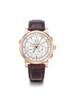 A. LANGE & SÖHNE | REFERENCE 404.032 DOUBLE SPLIT AN IMPRESSIVE PINK GOLD DOUBLE SPLIT-SECONDS CHRONOGRAPH WRISTWATCH WITH POWER RESERVE INDICATION AND DEAD BEAT 30-MINUTES COUNTER, CIRCA 2010