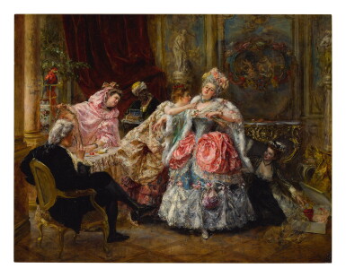 View full screen - View 1 of Lot 32. EDUARDO LEÓN GARRIDO | DRESSING FOR THE BALL .