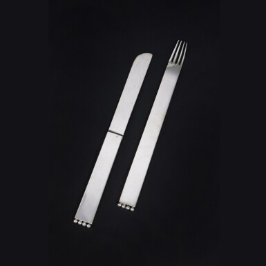 View full screen - View 1 of Lot 100. Fork and Knife.