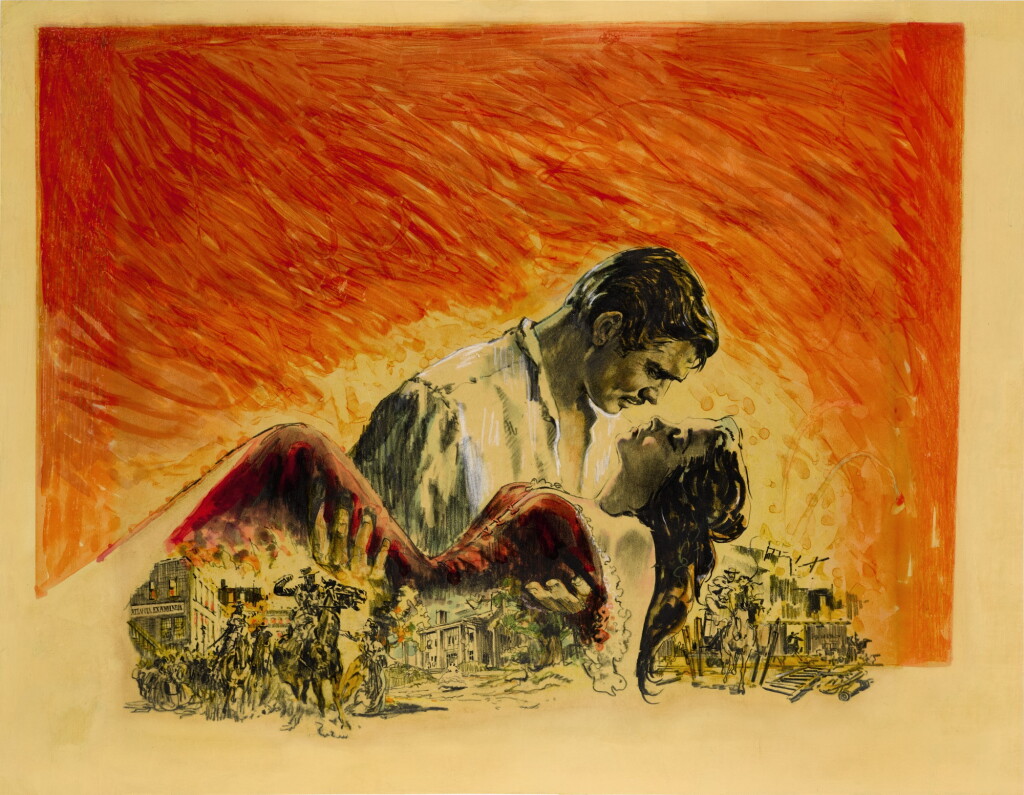 全螢幕檢視 - 查看133GONE WITH THE WIND (1939) ORIGINAL ARTWORK, US的1