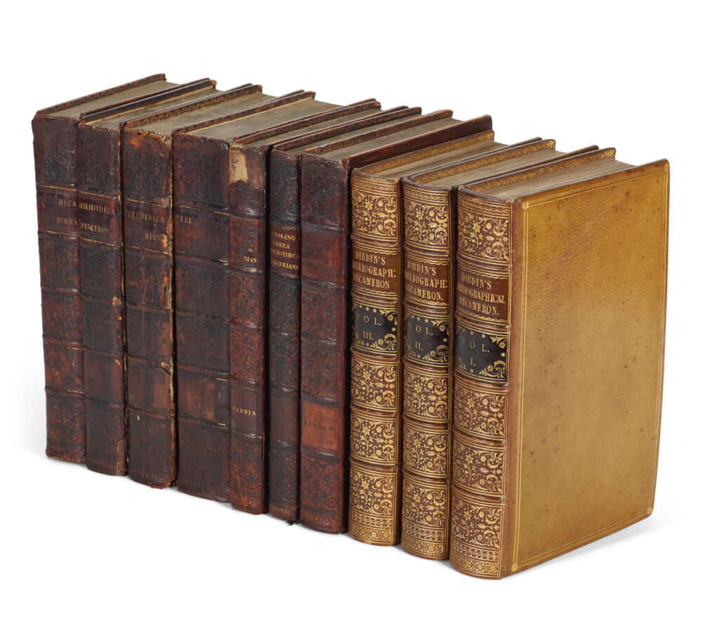 View full screen - View 1 of Lot 87. Dibdin. Bibliographical Decameron and Bibliotheca Spenceriana.