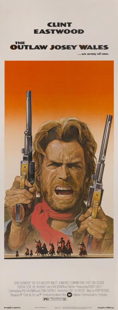 View full screen - View 1 of Lot 150. THE OUTLAW JOSEY WALES (1976) POSTER, US.