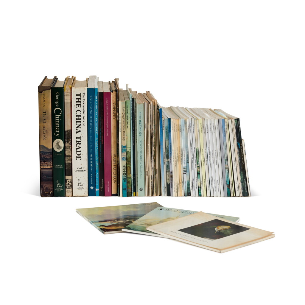 View full screen - View 1 of Lot 3172. A large collection of books and catalogues on George Chinnery and Chinese trade paintings 錢納利及中國外銷畫參考書籍及圖錄約70冊.