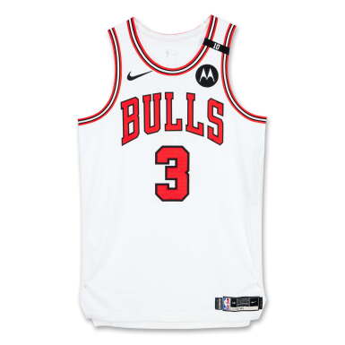 View full screen - View 1 of Lot 208. Josh Giddey Chicago Bulls 2024-2025 Game Worn Association Edition Jersey | Double-Double.