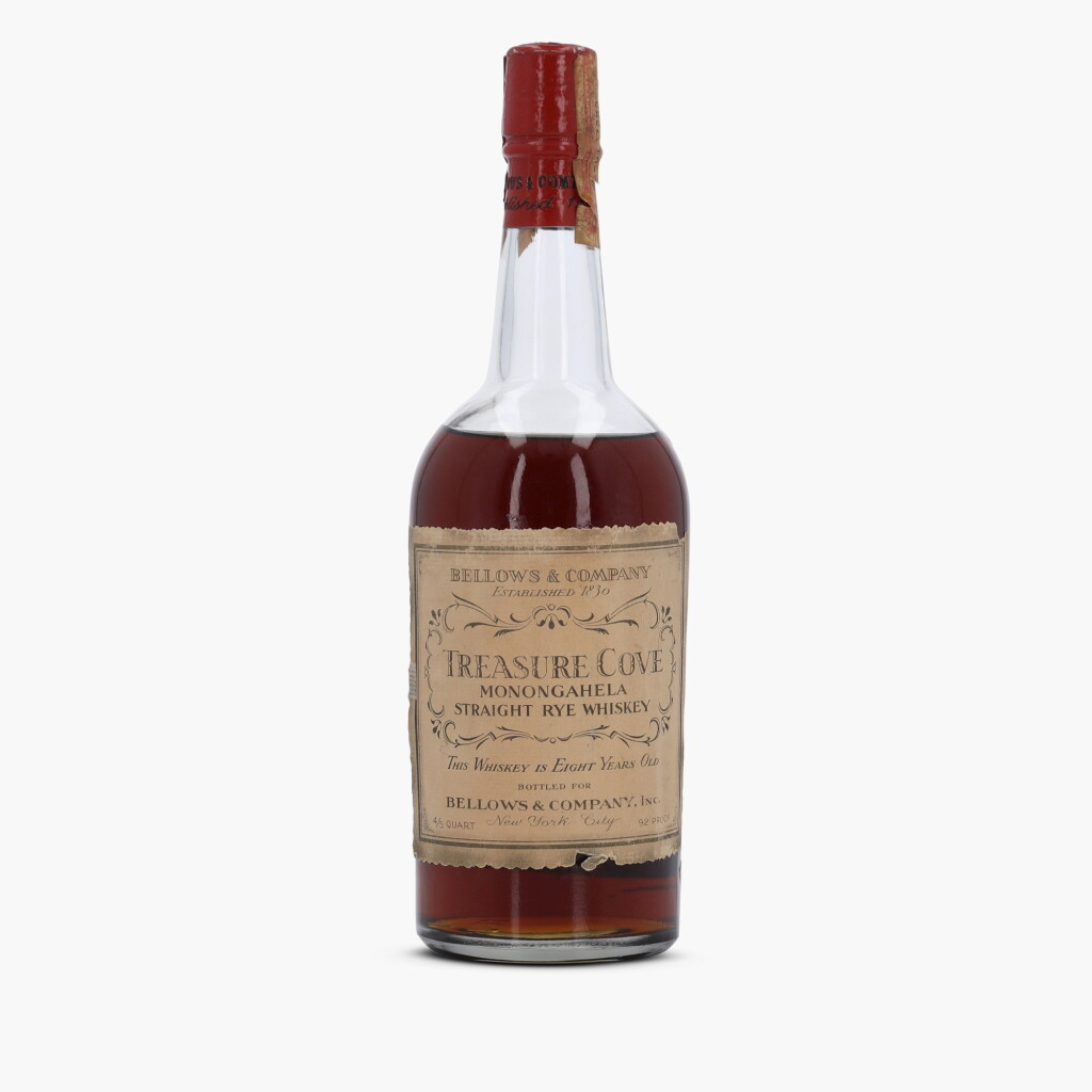 View full screen - View 1 of Lot 2556. Treasure Cove Monongahela Straight Rye 8 Year Old 92 Proof 1916 (1 Bottle Quart).