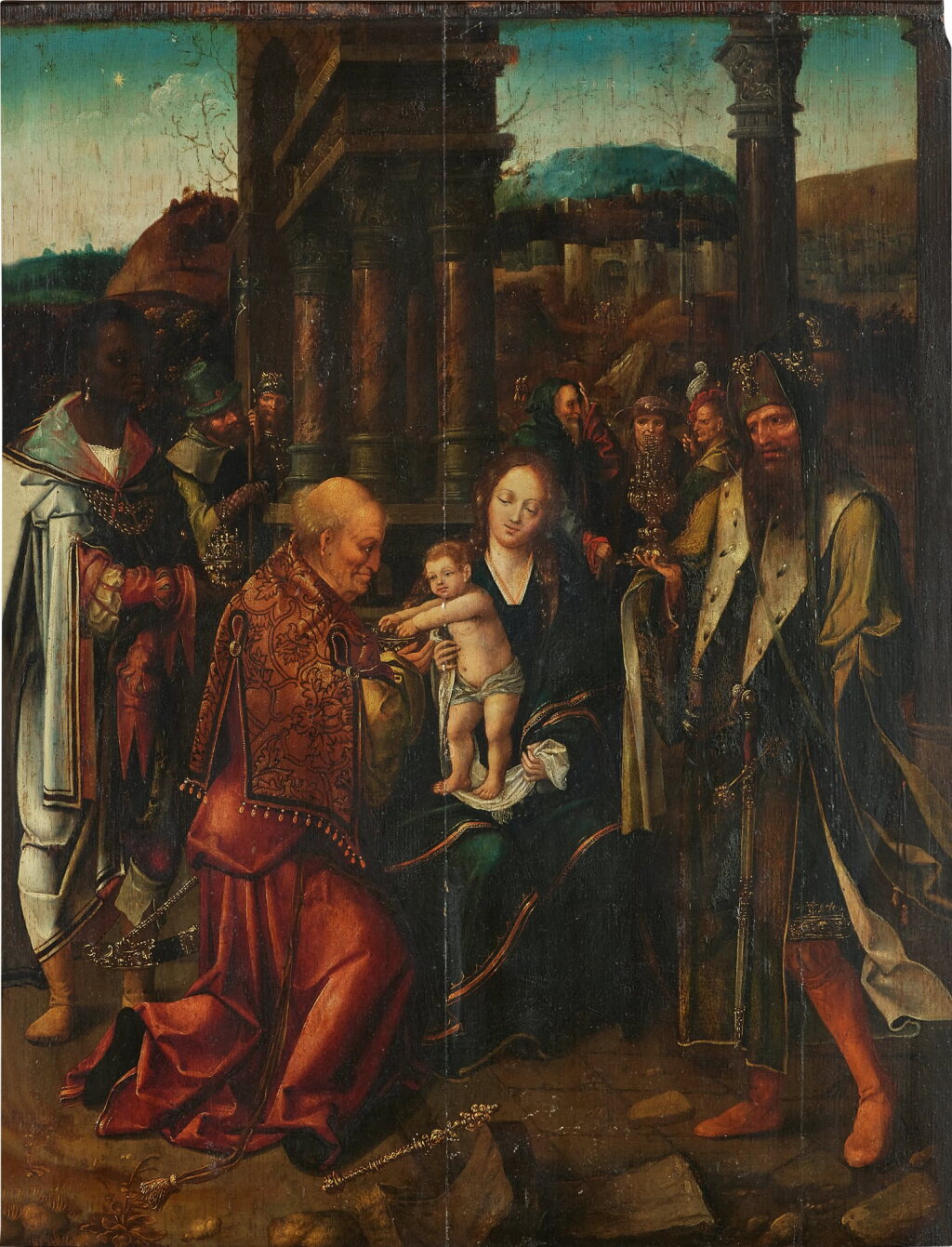 View full screen - View 1 of Lot 7. Adoration of the Magi.