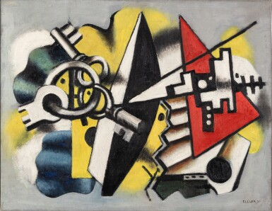 View full screen - View 1 of Lot 33. Composition aux trois clés.