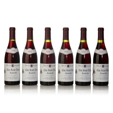 View full screen - View 1 of Lot 302. Clos Saint Denis 1988 Georges Lignier (12 BT).