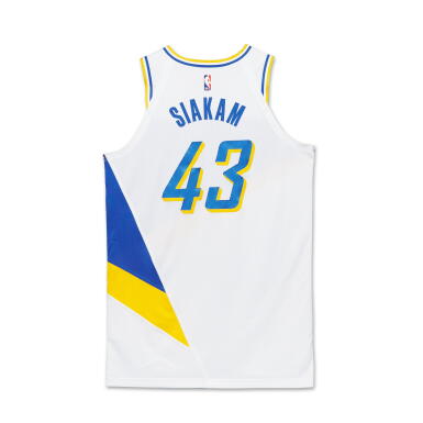 View full screen - View 1 of Lot 20. Pascal Siakam Indiana Pacers 2025-2026 Game Worn City Edition Jersey | Matched to 3 Games.