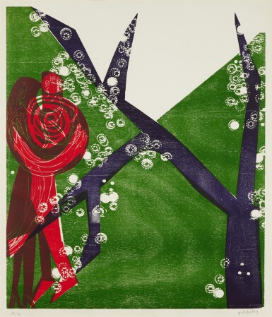 View full screen - View 1 of Lot 179. Baumblüte.