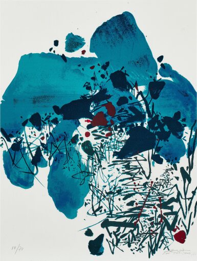 View full screen - View 1 of Lot 2035. Chu Teh-Chun 朱德群 | Composition 構圖.