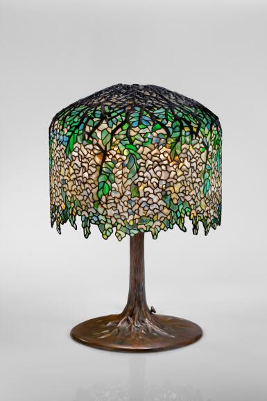View full screen - View 1 of Lot 321. "Wisteria" Table Lamp.