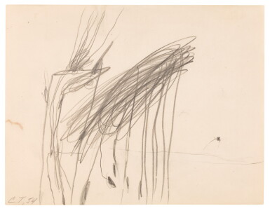 View full screen - View 1 of Lot 26. CY TWOMBLY | UNTITLED (AUGUSTA, GEORGIA).