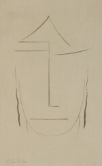 Kopf I, from Köpfe (Rosenbach 18)