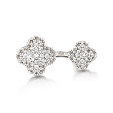 View full screen - View 1 of Lot 1801. DIAMOND ‘MAGIC ALHAMBRA’ RING | 梵克雅寶 | 鑽石 ‘MAGIC ALHAMBRA’ 鑽石 戒指.