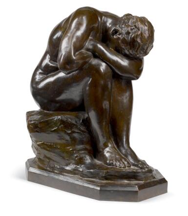 View full screen - View 1 of Lot 65. AIMÉ-JULES DALOU | LA VÉRITÉ MÉCONNUE (TRUTH UNACKNOWLEDGED).