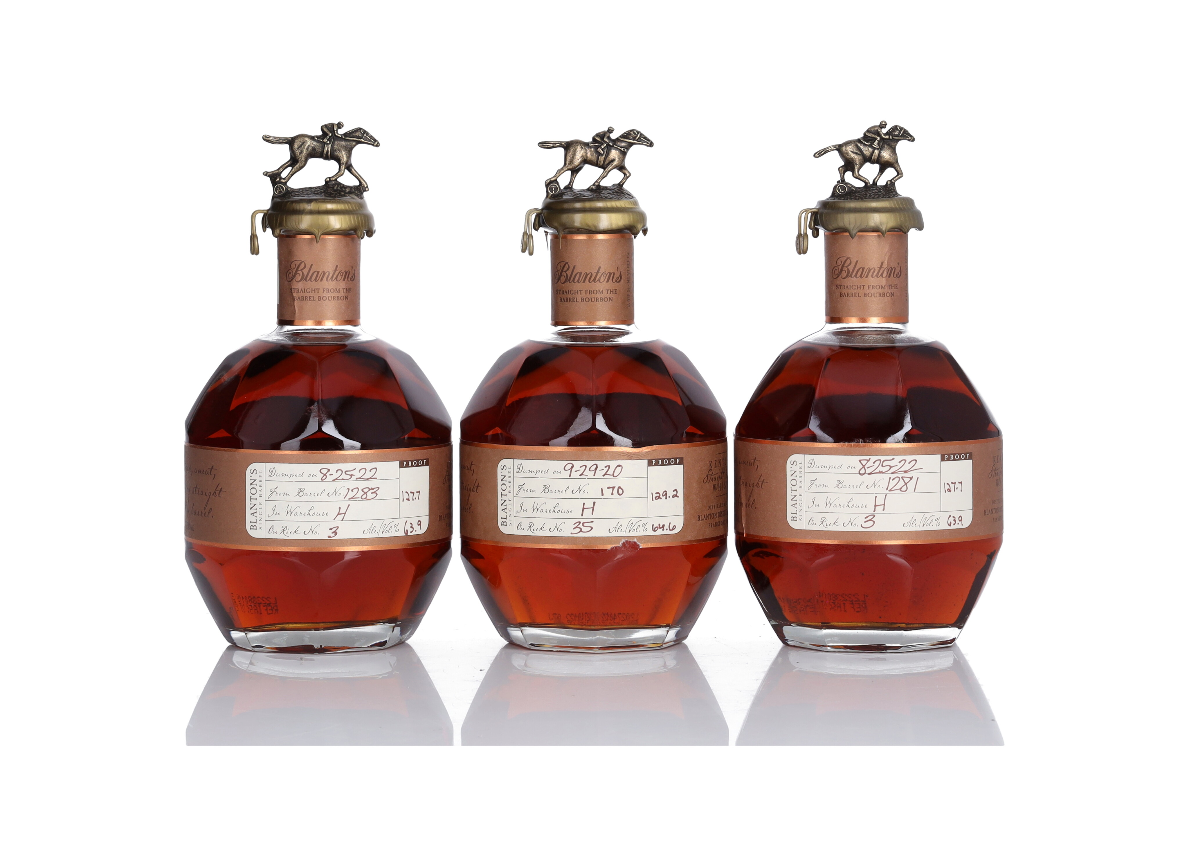 Blastons Rye Blanton's Straight From The Barrel Mixed Case NV (3 BT 75cl) | Whisky ...
