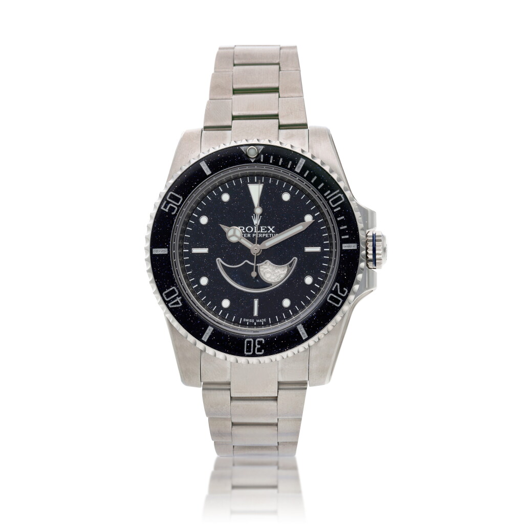 View full screen - View 1 of Lot 492. Sea Shepard Challenge | A stainless steel and aventurine wristwatch with bracelet, Circa 2021.