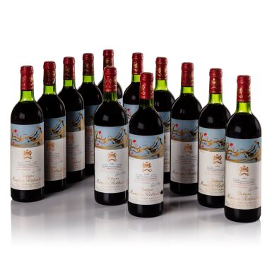 View full screen - View 1 of Lot 302. Château Mouton Rothschild 1981 (12 BT).