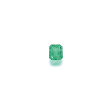 View full screen - View 1 of Lot 229. UNMOUNTED EMERALD.