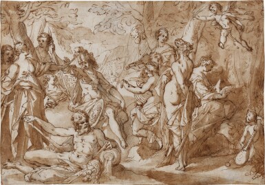 View full screen - View 1 of Lot 147. Minerva and the Muses.