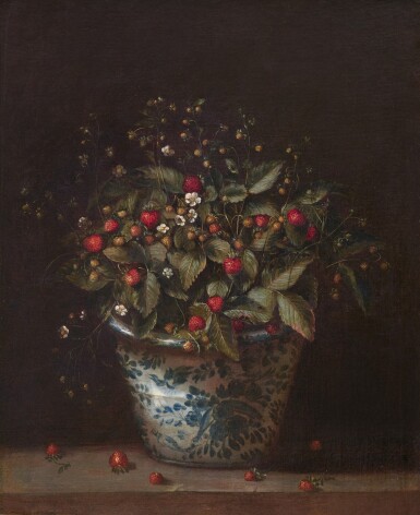 View full screen - View 1 of Lot 341. Still Life with Wild Strawberries.