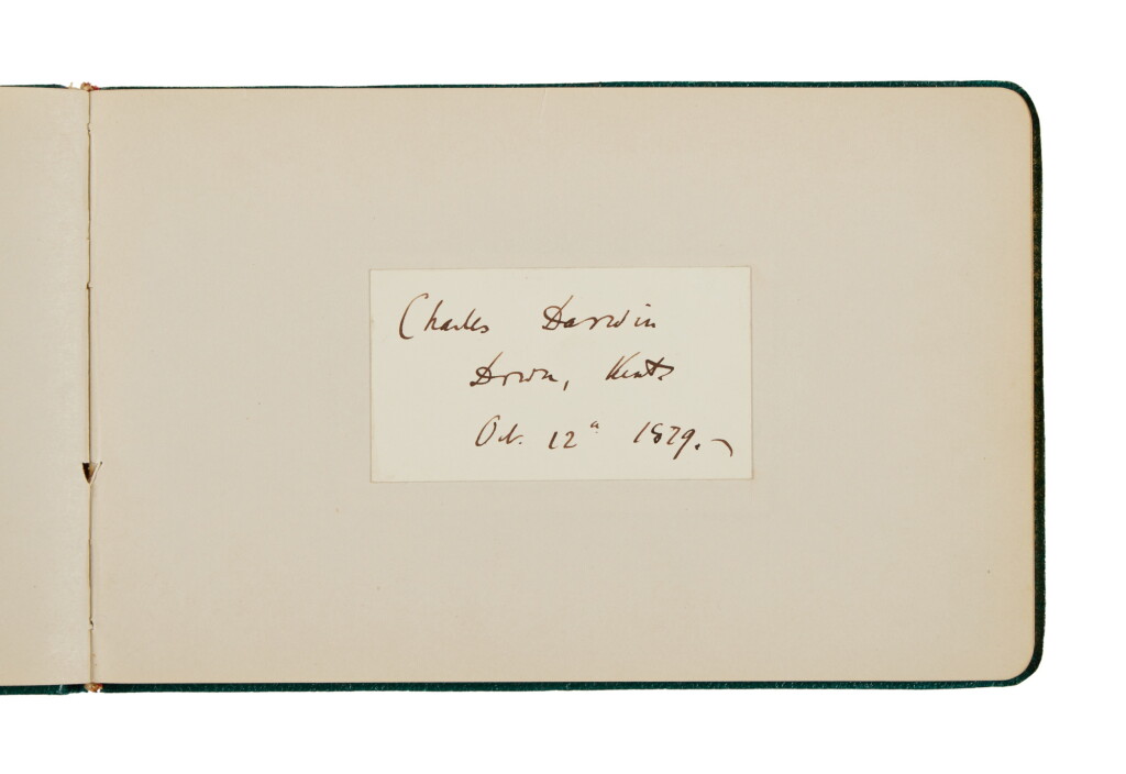 View full screen - View 1 of Lot 1215. Darwin, Charles | A fine signature of Charles Darwin from Down House.