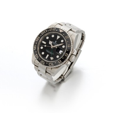 View full screen - View 1 of Lot 260. GMT-Master II, Ref. 116710LN | Stainless steel dual time zone wristwatch with date and bracelet | Circa 2014.