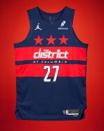 Will Riley Washington Wizards 2025-2026 Emirates NBA Cup Game Issued Statement Edition Jersey | Probable Wear