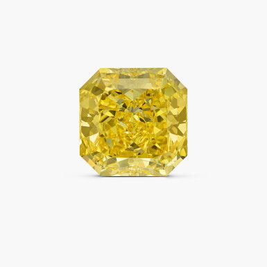 View full screen - View 1 of Lot 1645. Unmounted Fancy Vivid Yellow Diamond | 7.88 克拉 艷彩黃色 鑽石.