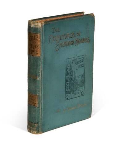 View full screen - View 1 of Lot 96. Arthur Conan Doyle | The Adventures of Sherlock Holmes, 1892.