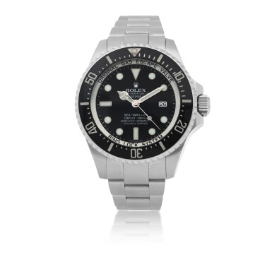 View full screen - View 1 of Lot 53. ROLEX | DEEPSEA SEA-DWELLER, REF 116660 STAINLESS STEEL WRISTWATCH WITH DATE AND BRACELET CIRCA 2009.