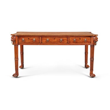 View full screen - View 1 of Lot 247. A Regency Mahogany Library Table, Circa 1810.